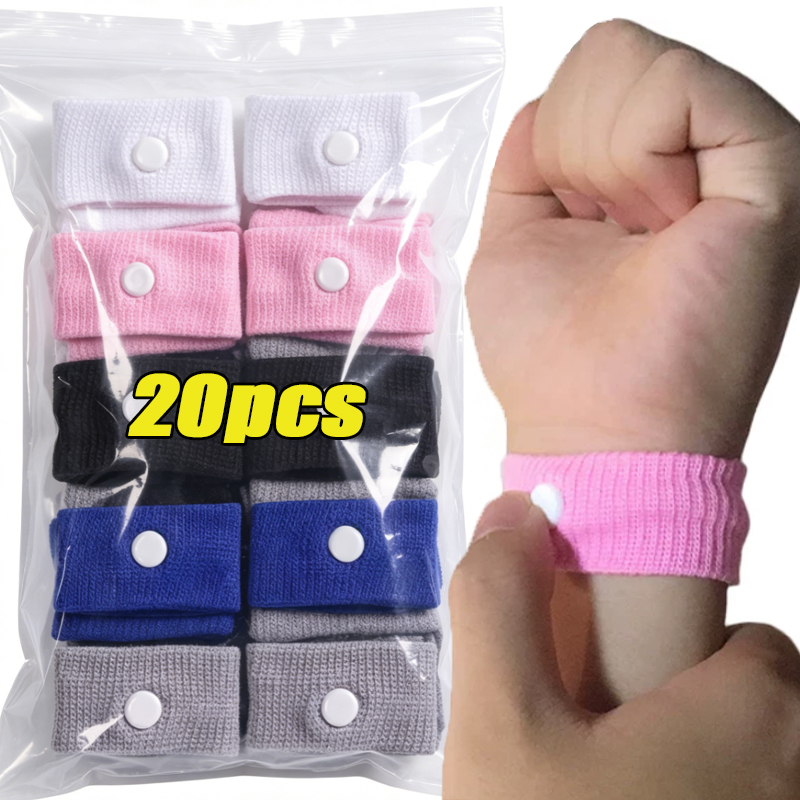 Wrist Wrap Support - 20 adet Anti hareket hastalığı bileklikleri
