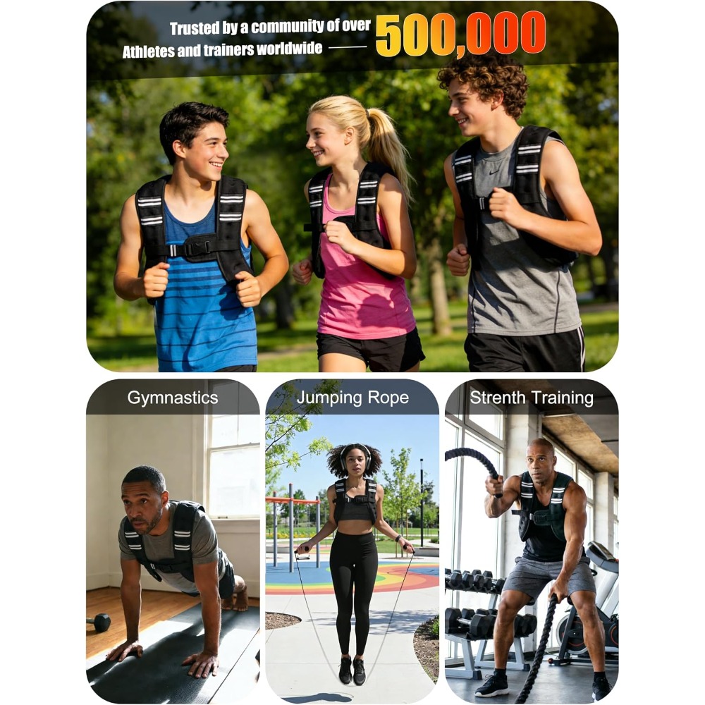 Ağırlıklı Fitness Yeleği, Önce - Crossfit Weight Vest incelemesi ve fiyatı